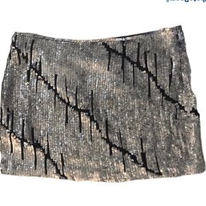 Gryphon New York Sequin Vein Mini Skirt